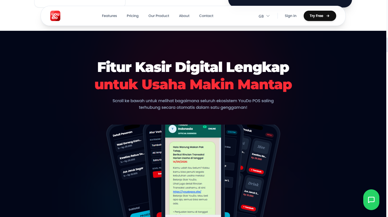 Manajemen Inventori & Sinkronisasi Bahan Baku Otomatis Multi-Outlet